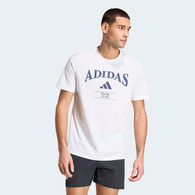 Heritage Tennis Graphic T-Shirt - White - tag detail