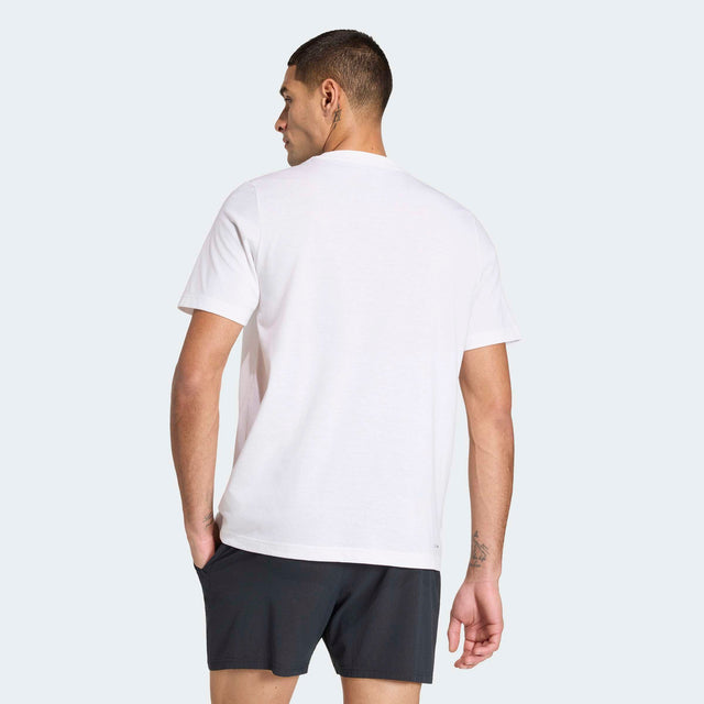 Heritage Tennis Graphic T-Shirt - White - folded view