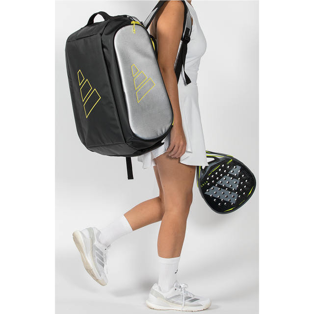 תיק פאדל ADIDAS PRO TOUR SILVER GREY RACQUET BAG 2026
