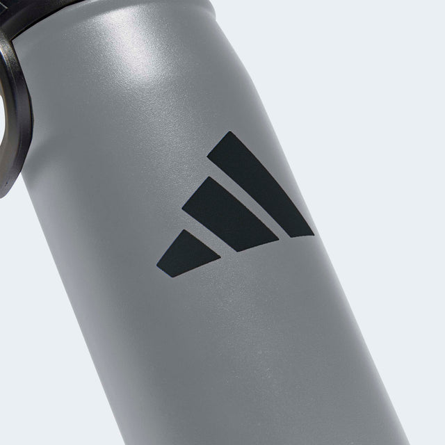 adidas Metal Bottle Screw Top 0.6 L – Grey / Black – 3