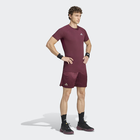 חולצה Adidas Tennis FreeLift Pro Tee - Maroon 