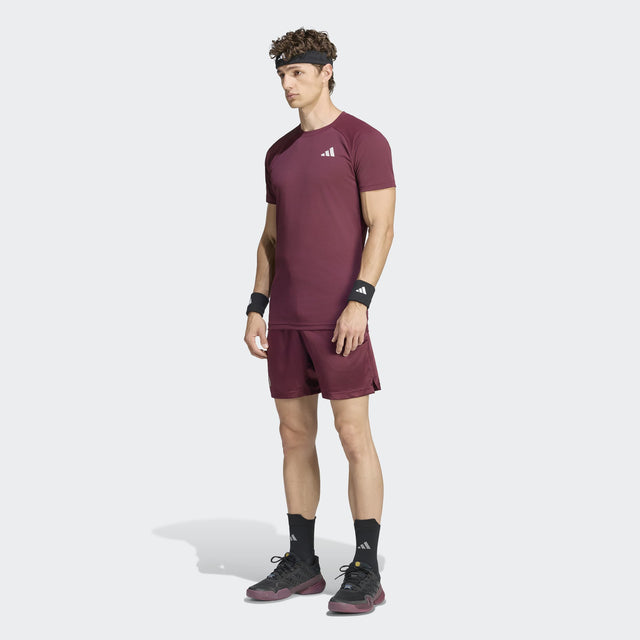 חולצה Adidas Tennis FreeLift Pro Tee - Maroon 