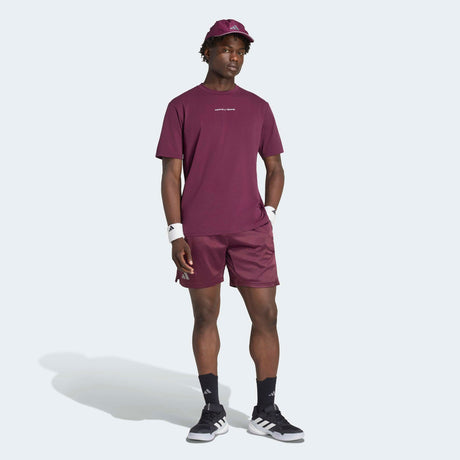 מכנסי טניס Adidas Ergo Pro Tennis Shorts - Maroon 