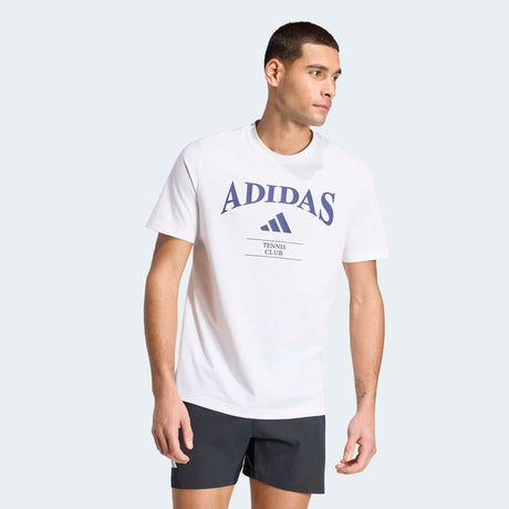 Heritage Tennis Graphic T-Shirt - White - tag detail
