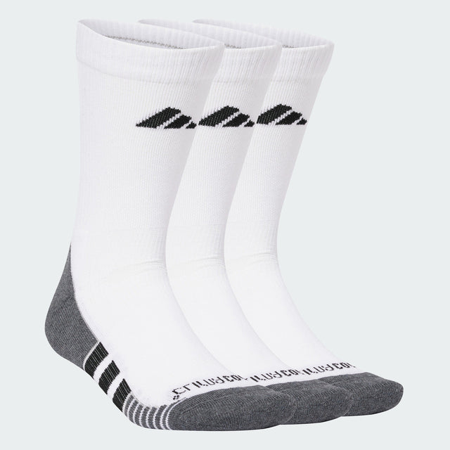 Performance Cushioned Crew Socks 3-Pack - White – 1