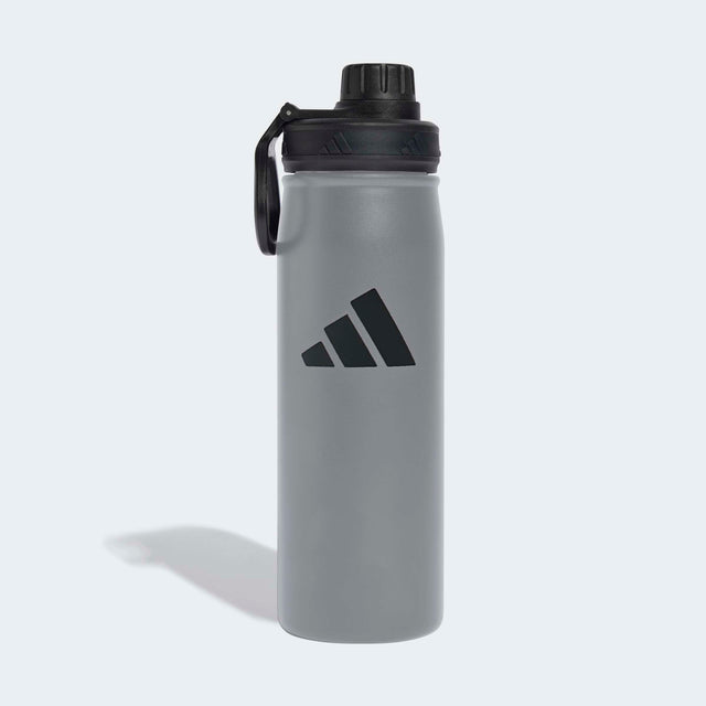 adidas Metal Bottle Screw Top 0.6 L – Grey / Black – 1